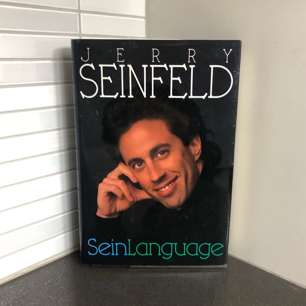 SeinLanguage hardcover book by Jerry Seinfeld